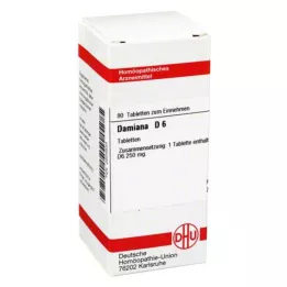 DAMIANA D 6 Tablet, 80 Kapsül