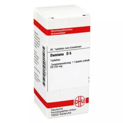 DAMIANA D 6 Tablet, 80 Kapsül DAMIANA D 6 Tablet, 80 Kapsül