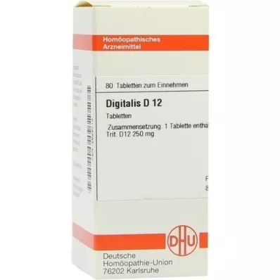 DIGITALIS D 12 Tablet, 80 Kapsül