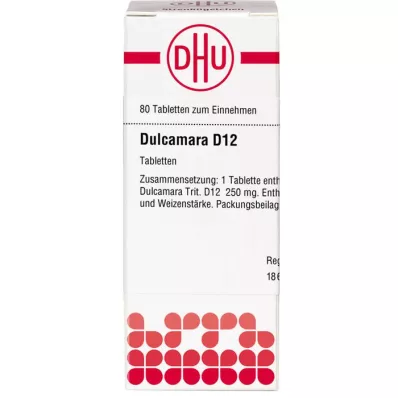 DULCAMARA D 12 Tablet, 80 Kapsül
