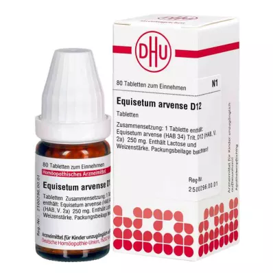 EQUISETUM ARVENSE D 12 Tablet, 80 Kapsül