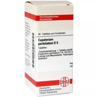 EUPATORIUM PERFOLIATUM D 6 Tablet, 80 Kapsül