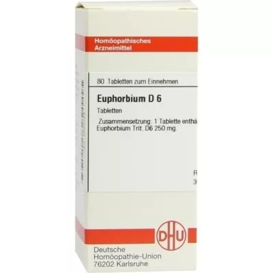 EUPHORBIUM D 6 Tablet, 80 Kapsül