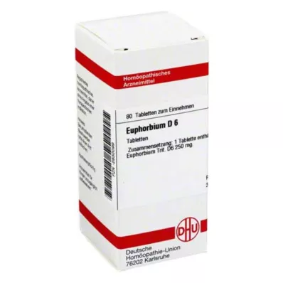 EUPHORBIUM D 6 Tablet, 80 Kapsül