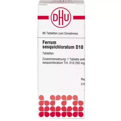 FERRUM SESQUICHLORATUM D 10 Tablet, 80 Kapsül