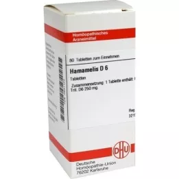 HAMAMELIS D 6 Tablet, 80 Kapsül