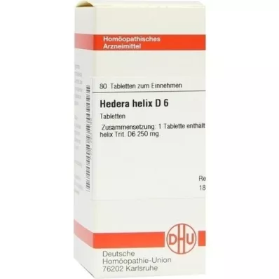 HEDERA HELIX D 6 Tablet, 80 Kapsül