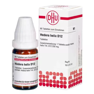 HEDERA HELIX D 12 Tablet, 80 Kapsül HEDERA HELIX D 12 Tablet, 80 Kapsül