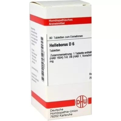 HELLEBORUS D 6 Tablet, 80 Kapsül
