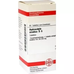 HYDROCOTYLE asiatica D 6 Tablet, 80 Kapsül