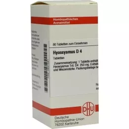 HYOSCYAMUS D 4 Tablet, 80 Kapsül