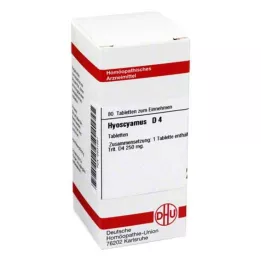 HYOSCYAMUS D 4 Tablet, 80 Kapsül