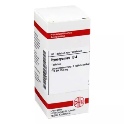 HYOSCYAMUS D 4 Tablet, 80 Kapsül HYOSCYAMUS D 4 Tablet, 80 Kapsül
