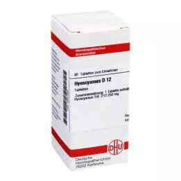 HYOSCYAMUS D 12 Tablet, 80 Kapsül