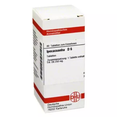 IPECACUANHA D 6 Tablet, 80 Kapsül