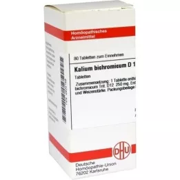 KALIUM BICHROMICUM D 12 Tablet, 80 Kapsül