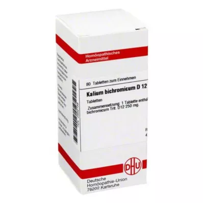 KALIUM BICHROMICUM D 12 Tablet, 80 Kapsül KALIUM BICHROMICUM D 12 Tablet, 80 Kapsül