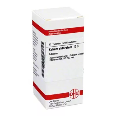 KALIUM CHLORATUM D 3 Tablet, 80 Kapsül KALIUM CHLORATUM D 3 Tablet, 80 Kapsül