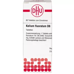 KALIUM FLUORATUM D 6 Tablet, 80 Kapsül