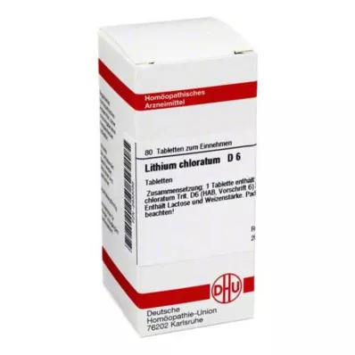 LITHIUM CHLORATUM D 6 Tablet, 80 Kapsül