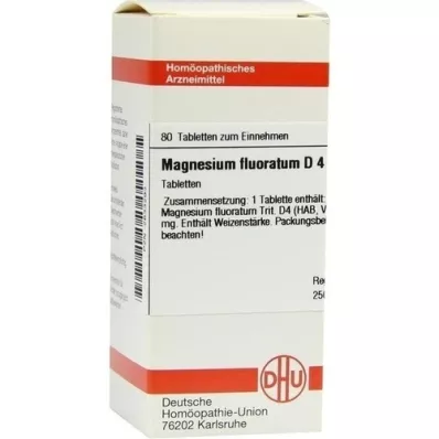 MAGNESIUM FLUORATUM D 4 Tablet, 80 Kapsül
