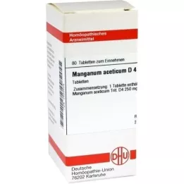 MANGANUM ACETICUM D 4 Tablet, 80 Kapsül