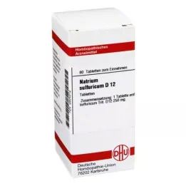 NATRIUM SULFURICUM D 12 Tablet, 80 Kapsül