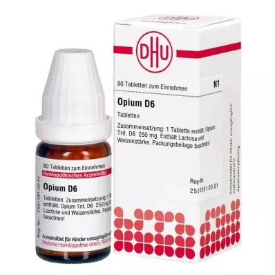 OPIUM D 6 Tablet, 80 Kapsül OPIUM D 6 Tablet, 80 Kapsül