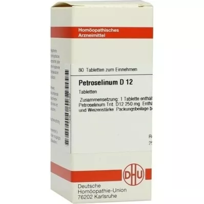 PETROSELINUM D 12 Tablet, 80 Kapsül