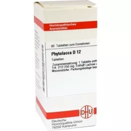 PHYTOLACCA D 12 Tablet, 80 Kapsül