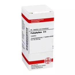 PODOPHYLLUM D 6 Tablet, 80 Kapsül