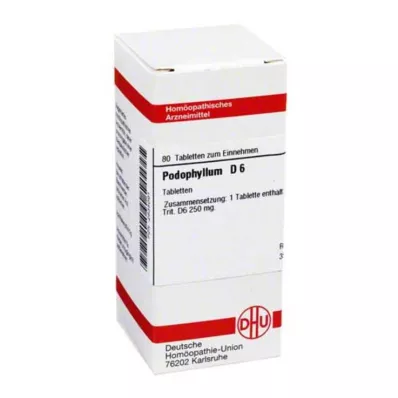 PODOPHYLLUM D 6 Tablet, 80 Kapsül PODOPHYLLUM D 6 Tablet, 80 Kapsül