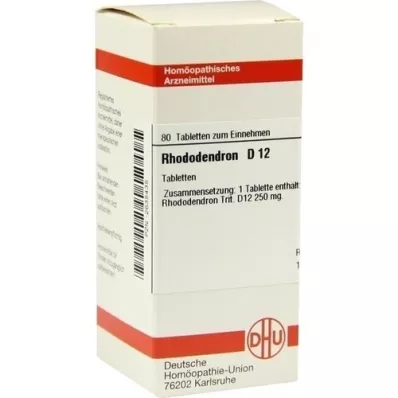 RHODODENDRON D 12 Tablet, 80 Kapsül