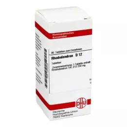 RHODODENDRON D 12 Tablet, 80 Kapsül