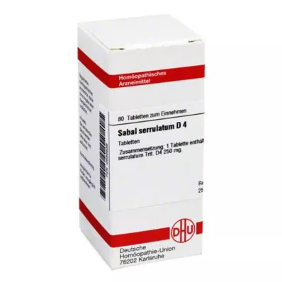 SABAL SERRULATUM D 4 Tablet, 80 Kapsül SABAL SERRULATUM D 4 Tablet, 80 Kapsül