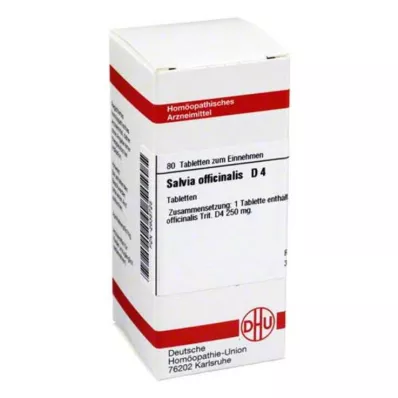 SALVIA OFFICINALIS D 4 Tablet, 80 Kapsül