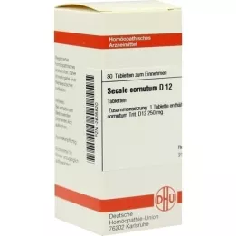 SECALE CORNUTUM D 12 Tablet, 80 Kapsül