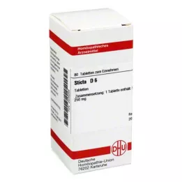 STICTA D 6 Tablet, 80 Kapsül