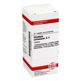 STRONTIUM CARBONICUM D 6 Tablet, 80 Kapsül