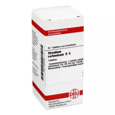 STRONTIUM CARBONICUM D 6 Tablet, 80 Kapsül STRONTIUM CARBONICUM D 6 Tablet, 80 Kapsül