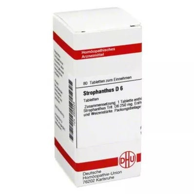 STROPHANTHUS D 6 Tablet, 80 Kapsül