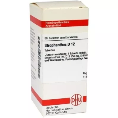 STROPHANTHUS D 12 Tablet, 80 Kapsül