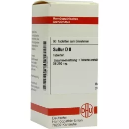 SULFUR D 8 Tablet, 80 Kapsül