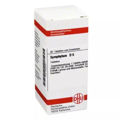 SYMPHYTUM D 6 Tablet, 80 Kapsül SYMPHYTUM D 6 Tablet, 80 Kapsül