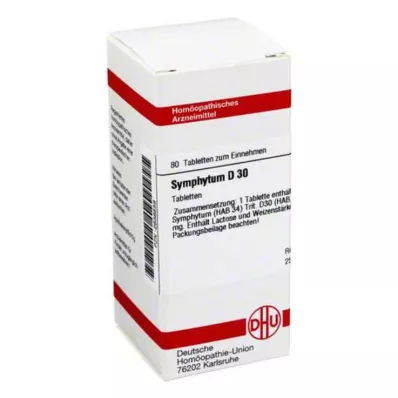 SYMPHYTUM D 30 Tablet, 80 Kapsül SYMPHYTUM D 30 Tablet, 80 Kapsül