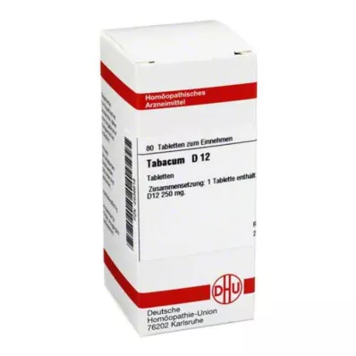 TABACUM D 12 Tablet, 80 Kapsül TABACUM D 12 Tablet, 80 Kapsül
