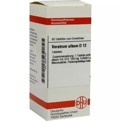 VERATRUM ALBUM D 12 Tablet, 80 Kapsül