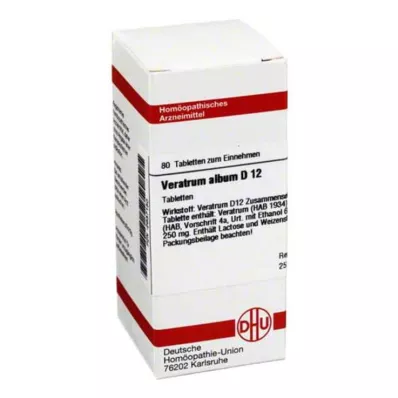 VERATRUM ALBUM D 12 Tablet, 80 Kapsül