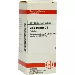 VIOLA TRICOLOR D 6 Tablet, 80 Kapsül