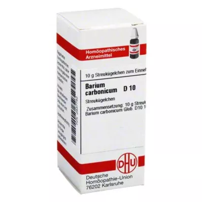 BARIUM CARBONICUM D 10 globül, 10 g